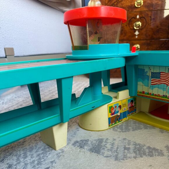Fisher-Price Play Family Airport 1970s Nostalgia Toy - Picture 13 of 13